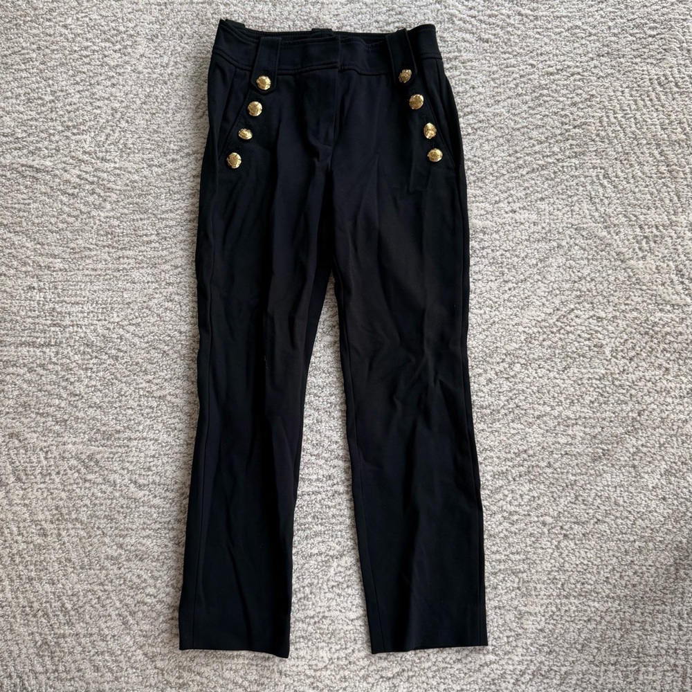 White House Black Market Black Women's Trousers